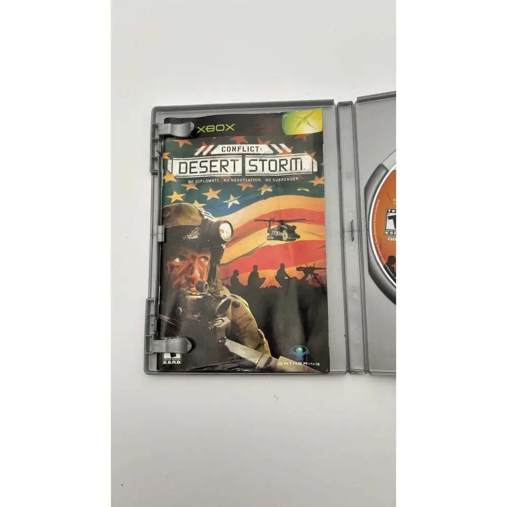Conflict Desert Storm Original Xbox Complete CIB Disc Manual VG Condition